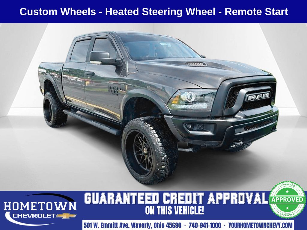 Gray (Granite Crystal Metallic Clearcoat) 2021 RAM 1500 Pickup Truck Four-Wheel Drive 8-Speed Automatic