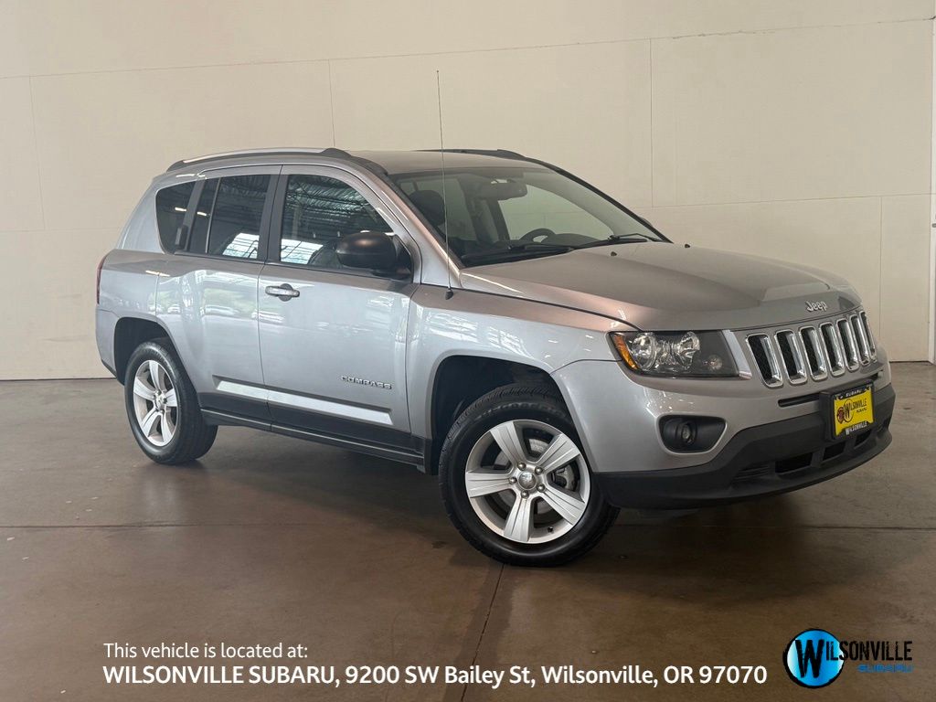 Billet Silver Metallic Clearcoat 2016 Jeep Compass SUV / Crossover Four-Wheel Drive 6-Speed Automatic