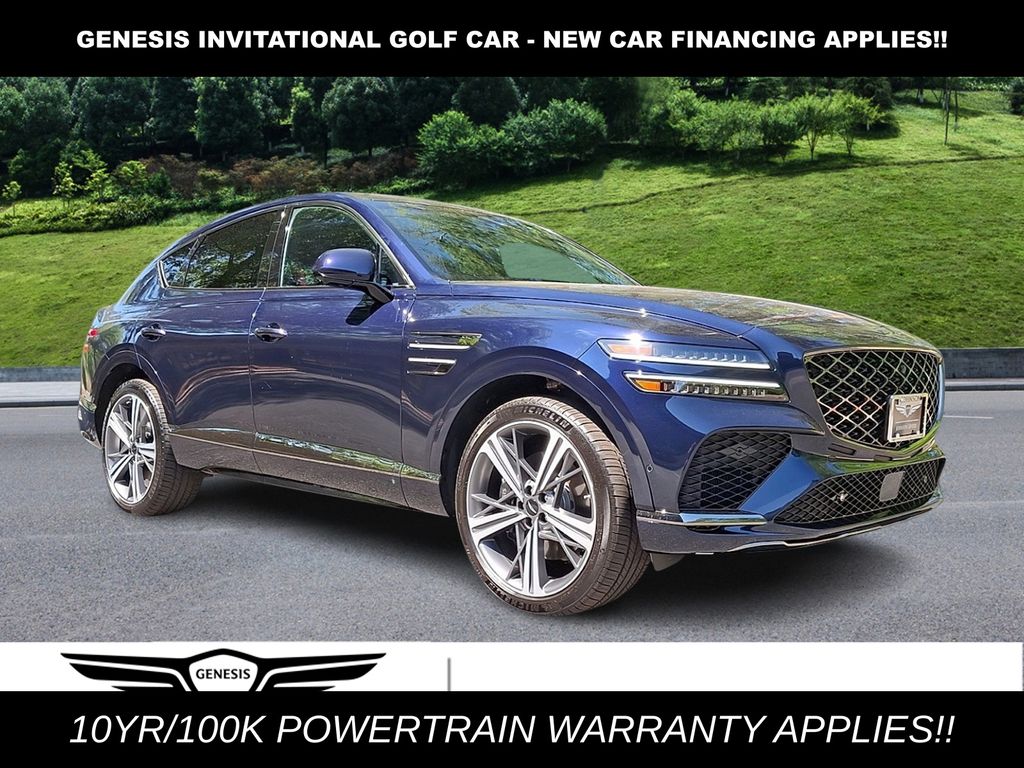 Capri Blue 2026 Genesis GV80 Coupe 3.5T E-SC AWD Coupe All-Wheel Drive 8-Speed Automatic