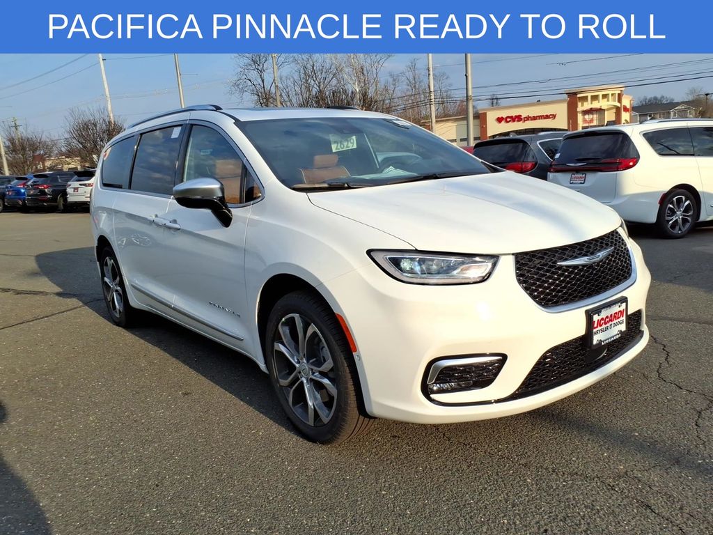 Bright White Clearcoat 2026 Chrysler Pacifica Pinnacle AWD Minivan All-Wheel Drive 9-Speed Automatic