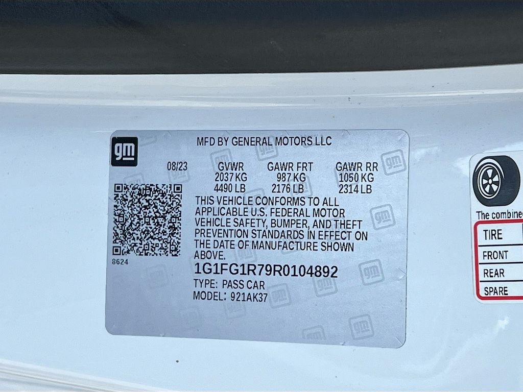 2024 Chevrolet Camaro SS White at Central Houston Nissan