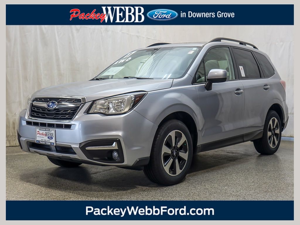 Ice Silver Metallic 2017 Subaru Forester SUV / Crossover All-Wheel Drive Continuously Variable Transmission