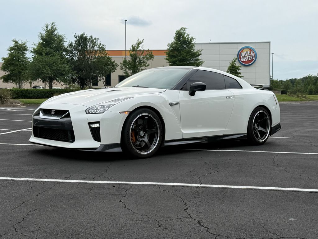 Pearl White 2017 Nissan GT-R Premium Coupe All-Wheel Drive 6-Speed Automatic