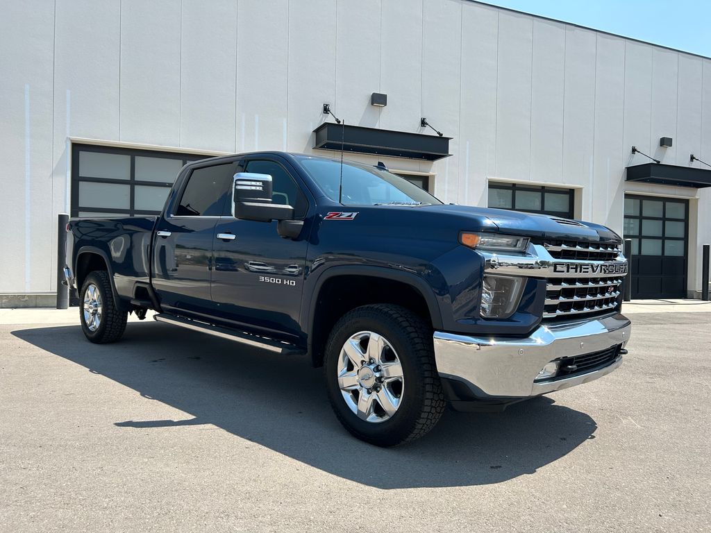 Northsky Blue Metallic 2020 Chevrolet Silverado 3500HD Pickup Truck Four-Wheel Drive Automatic