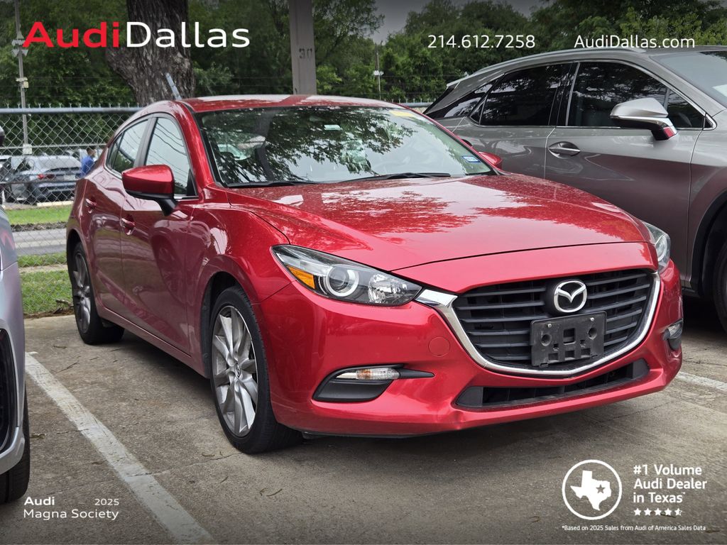 Soul Red Metallic 2017 Mazda MAZDA3 Touring Hatchback Hatchback Front-Wheel Drive 6-Speed Automatic