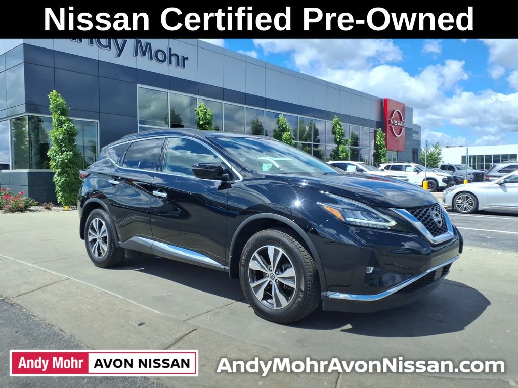 Super Black 2024 Nissan Murano SUV / Crossover Front-Wheel Drive Continuously Variable Transmission