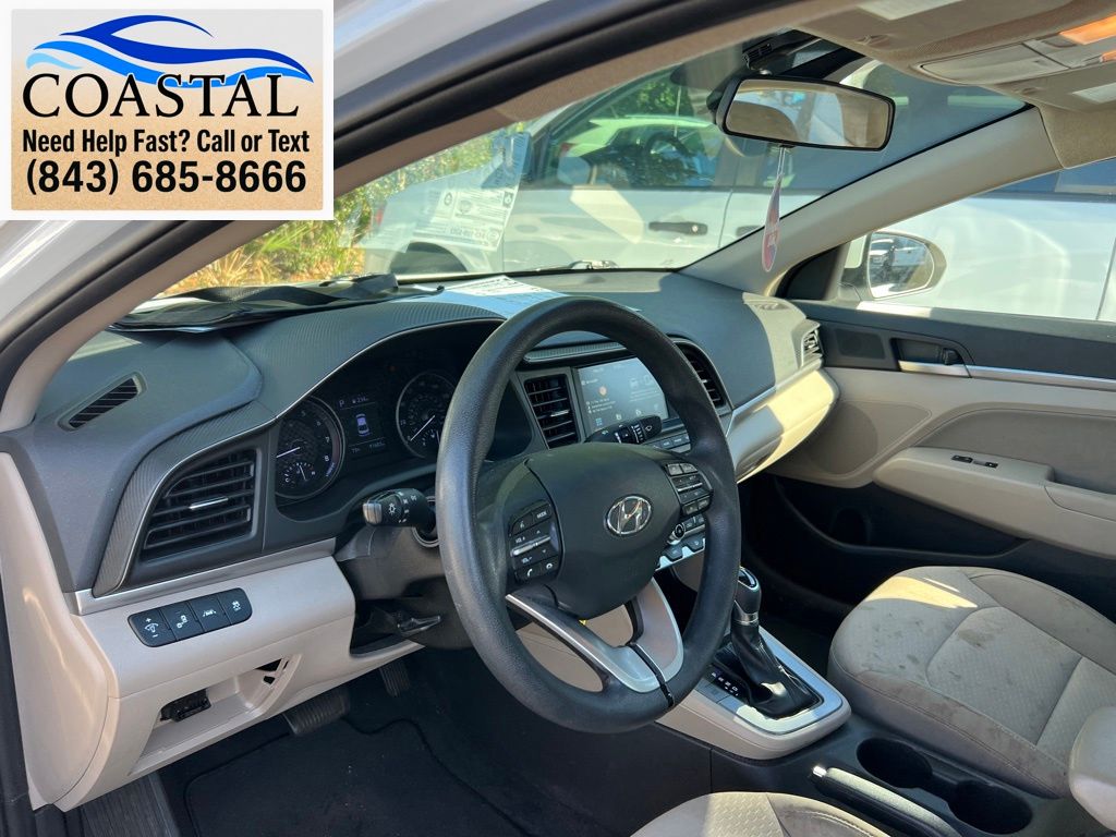 2020 Hyundai Elantra SEL White at Stokes Honda North