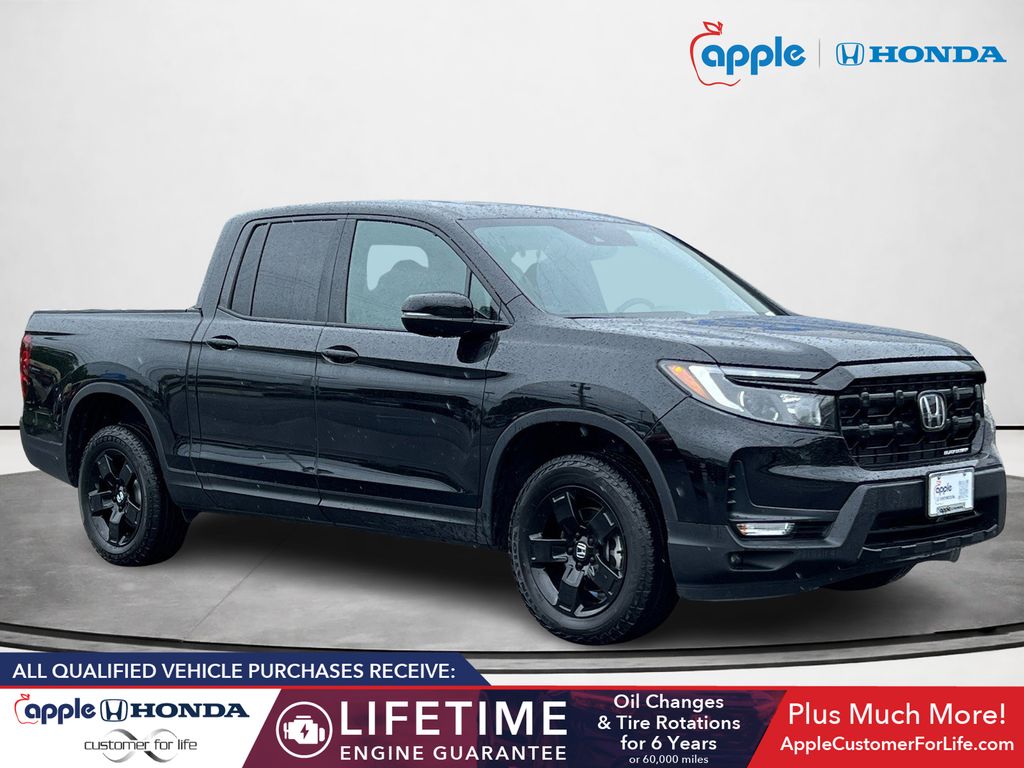 Black 2026 Honda Ridgeline Pickup Truck All-Wheel Drive 9-Speed Automatic
