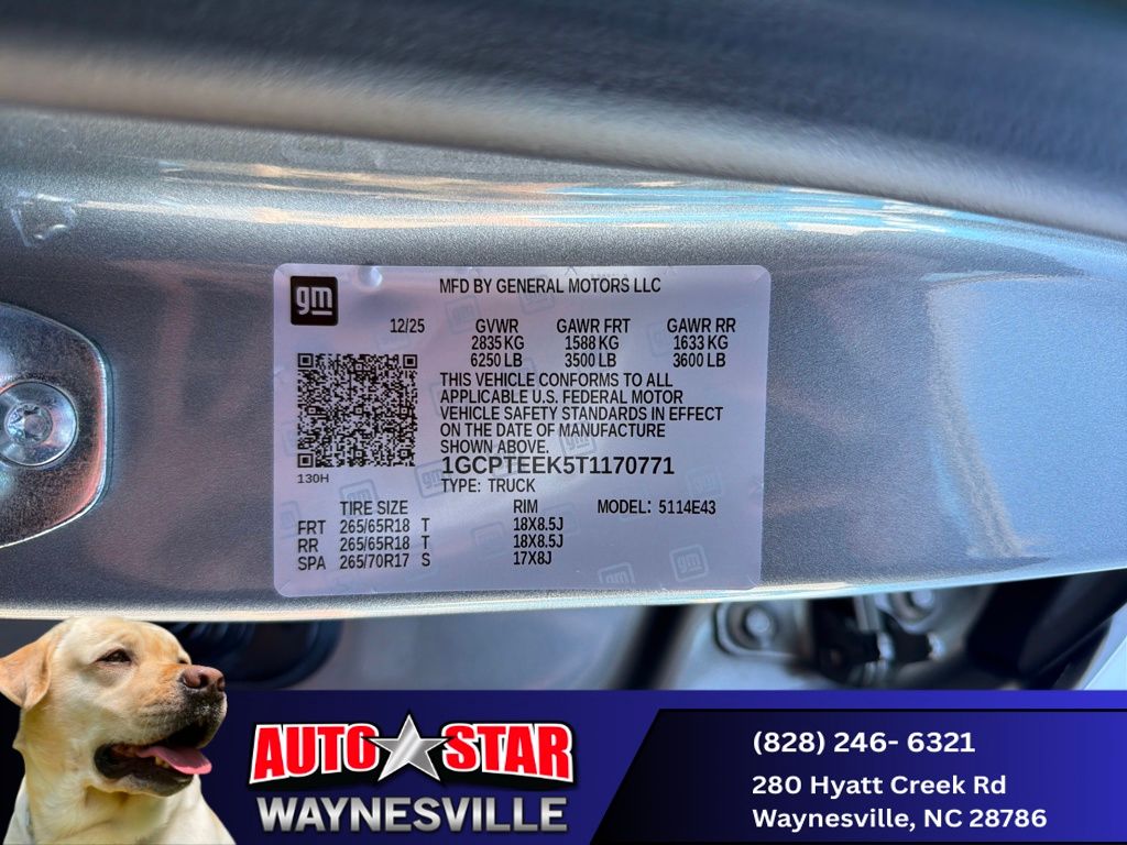 new 2026 Chevrolet Colorado car, priced at $46,795