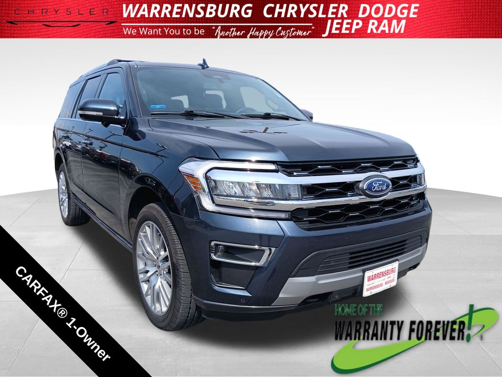 Blue Metallic 2024 Ford Expedition SUV / Crossover Four-Wheel Drive Automatic