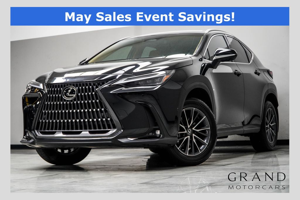 Black (Caviar) 2025 Lexus NX Hybrid 350h Luxury AWD SUV / Crossover All-Wheel Drive Continuously Variable Transmission