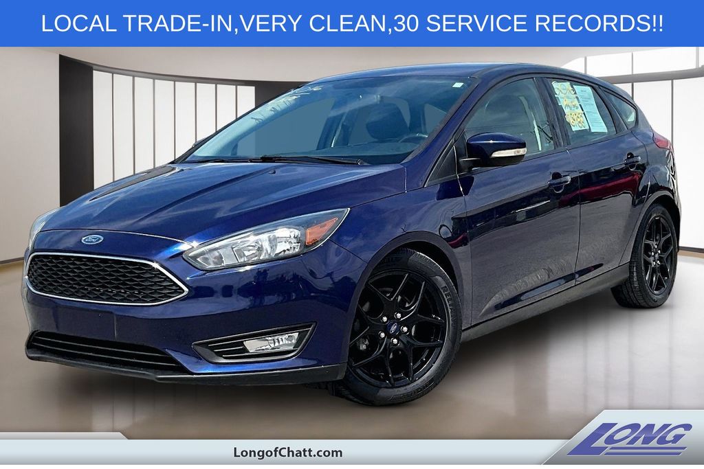 Kona Blue 2016 Ford Focus SE Hatchback Hatchback Front-Wheel Drive Automatic