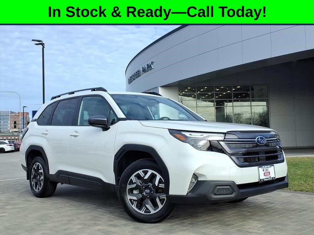 Crystal White Pearl 2026 Subaru Forester Crossover AWD SUV / Crossover All-Wheel Drive Continuously Variable Transmission