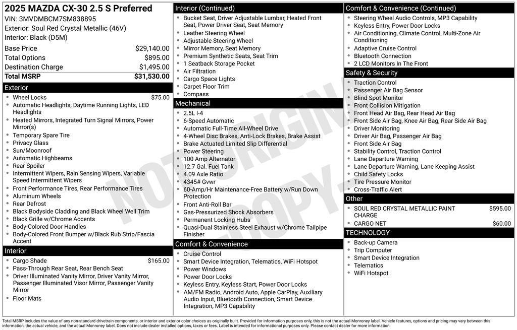 Thumbnail: 2025 Mazda CX-30 - 19
