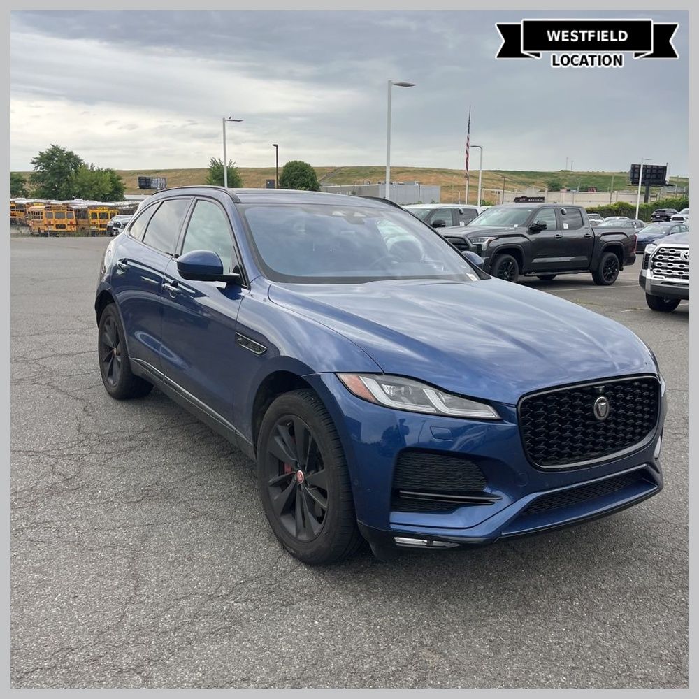 Bluefire Blue 2021 Jaguar F-PACE SUV / Crossover All-Wheel Drive 8-Speed Automatic