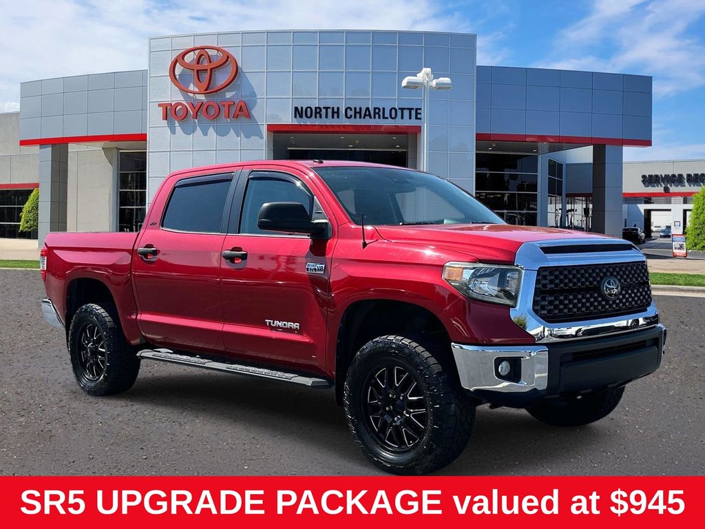 Barcelona Red Metallic 2019 Toyota Tundra Pickup Truck Four-Wheel Drive 6-Speed Automatic