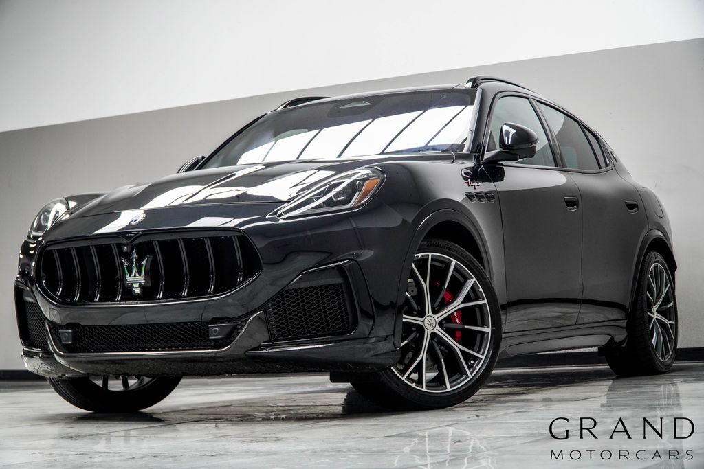 Nero Tempesta Metallic 2024 Maserati Grecale Trofeo AWD SUV / Crossover All-Wheel Drive 8-Speed Automatic