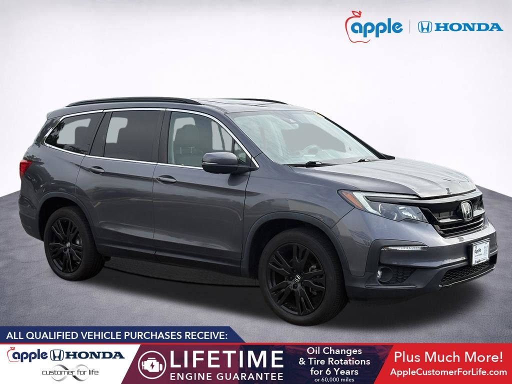 Gray (Modern Steel) 2022 Honda Pilot SUV / Crossover All-Wheel Drive 9-Speed Automatic