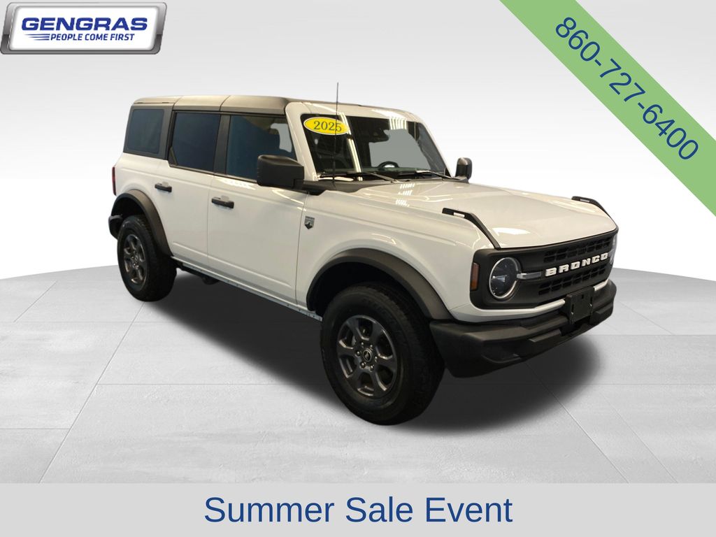 Oxford White 2025 Ford Bronco SUV / Crossover Four-Wheel Drive Automatic