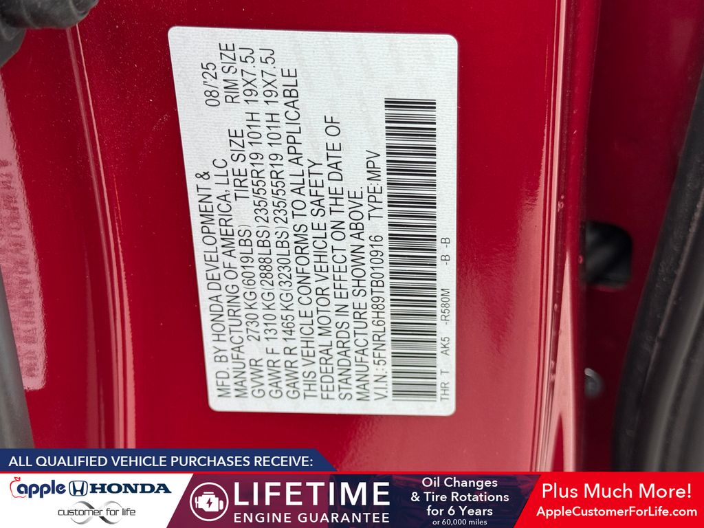 2026 Honda Odyssey Touring
