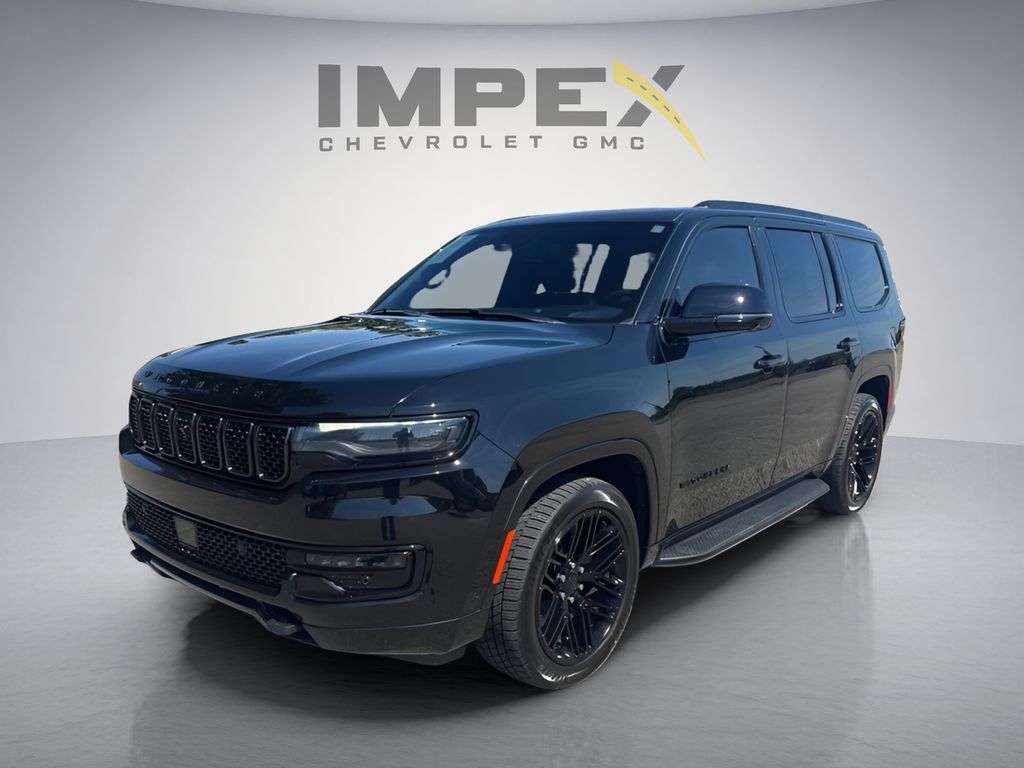 Diamond Black Crystal Pearlcoat 2024 Jeep Wagoneer SUV / Crossover Four-Wheel Drive 8-Speed Automatic