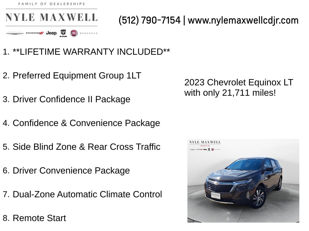 Used Car 2023 Chevrolet Equinox  Lt For Sale Under $25,000 In Austin, Texas