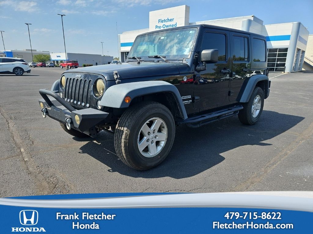 Black Clearcoat 2016 Jeep Wrangler SUV / Crossover Four-Wheel Drive 5-Speed Automatic