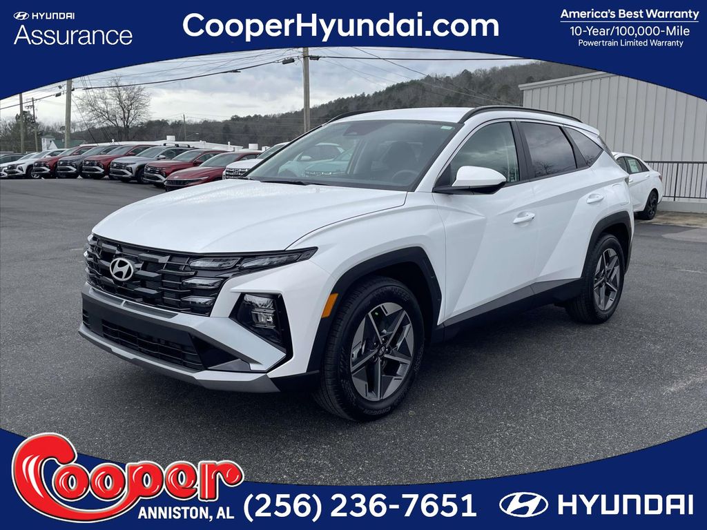 White Pearl 2026 Hyundai Tucson SUV / Crossover Front-Wheel Drive 8-Speed Automatic