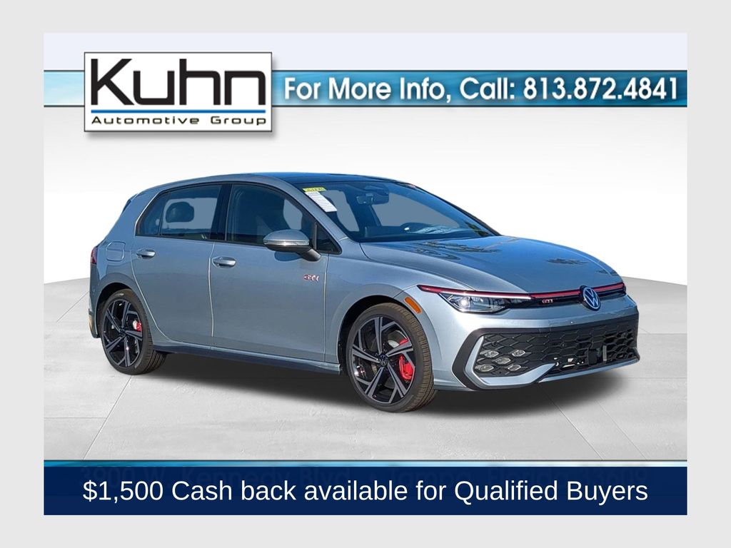Alpine Silver Metallic 2026 Volkswagen Golf GTI Hatchback Front-Wheel Drive 7-Speed Dual Clutch