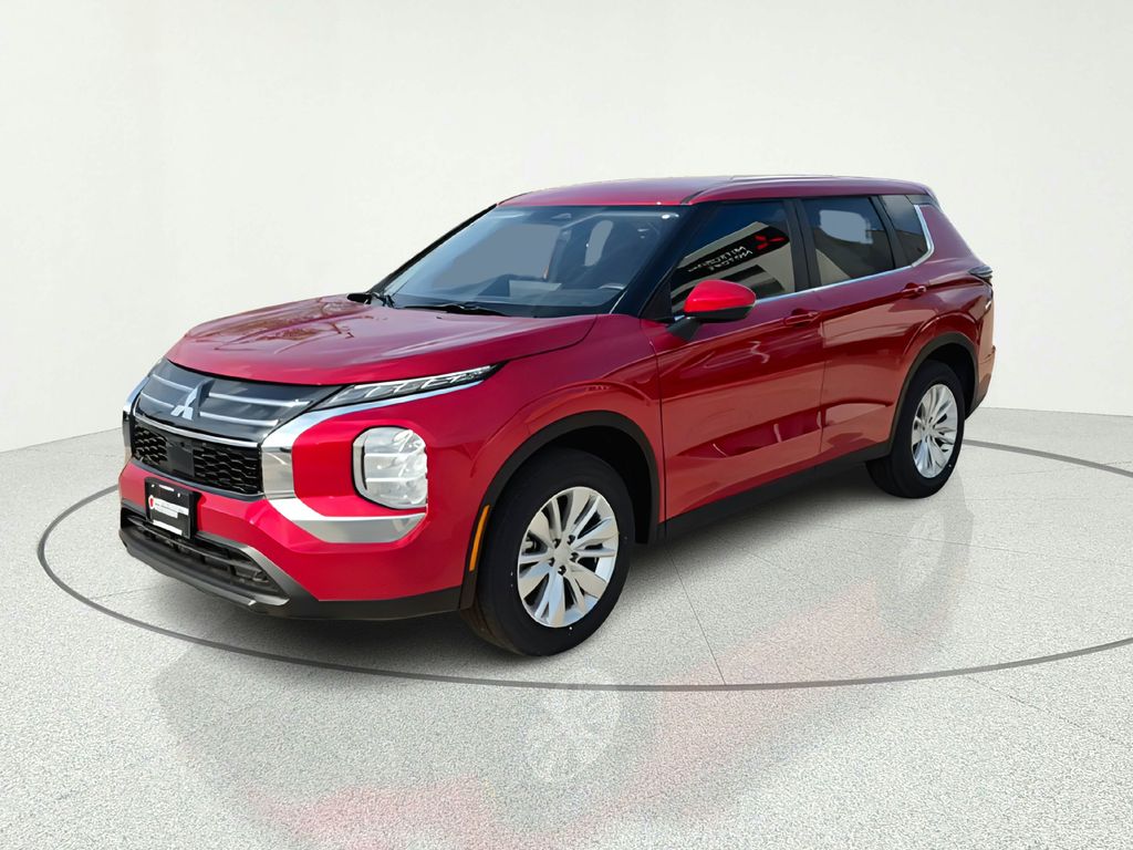 2026 Mitsubishi Outlander ES Red at North Houston Mitsubishi