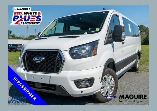 Oxford White 2024 Ford Transit Passenger Van Rear-Wheel Drive 