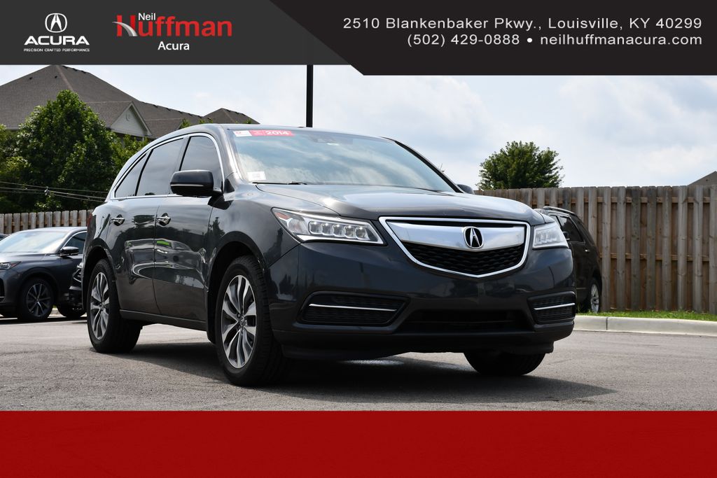 Gray (Graphite Luster Metallic) 2014 Acura MDX SUV / Crossover Front-Wheel Drive 6-Speed Automatic