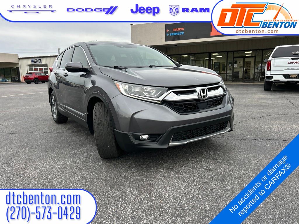 Gray (Gunmetal Metallic) 2019 Honda CR-V EX FWD SUV / Crossover Front-Wheel Drive Continuously Variable Transmission