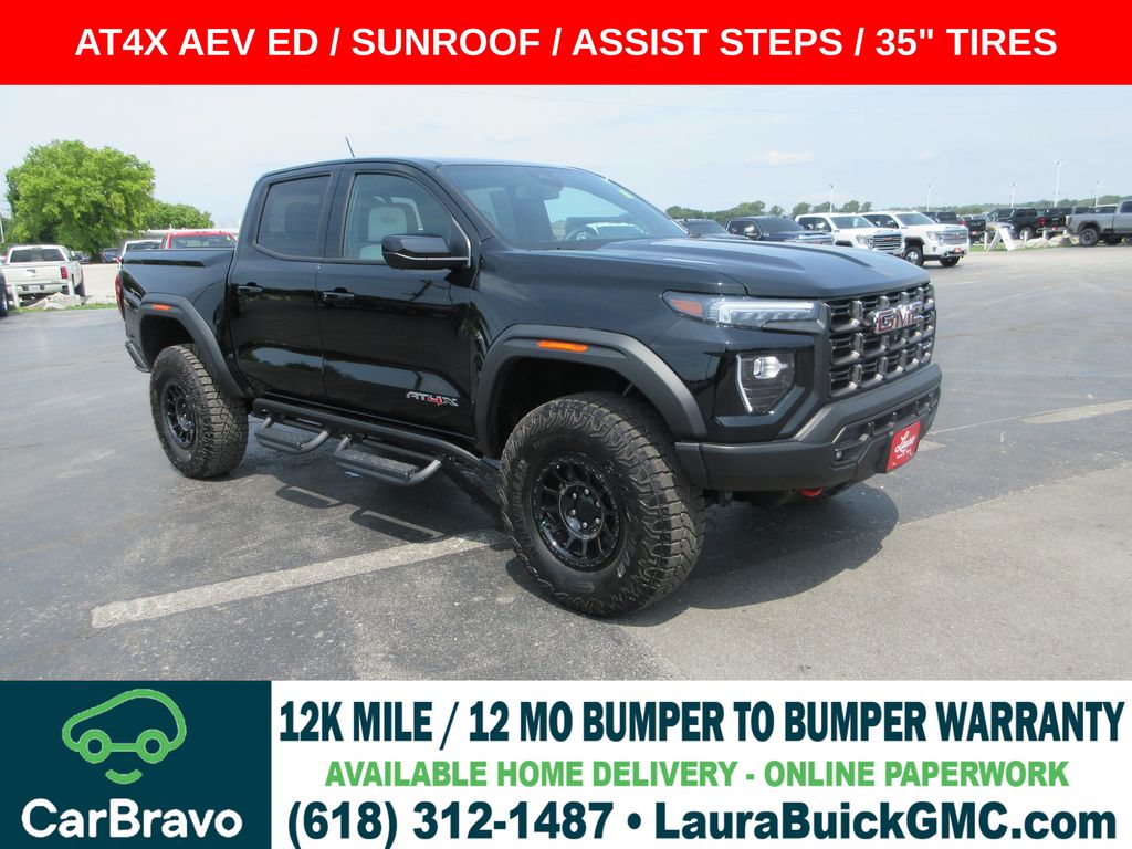 Onyx Black 2024 GMC Canyon Pickup Truck Four-Wheel Drive 8-Speed Automatic