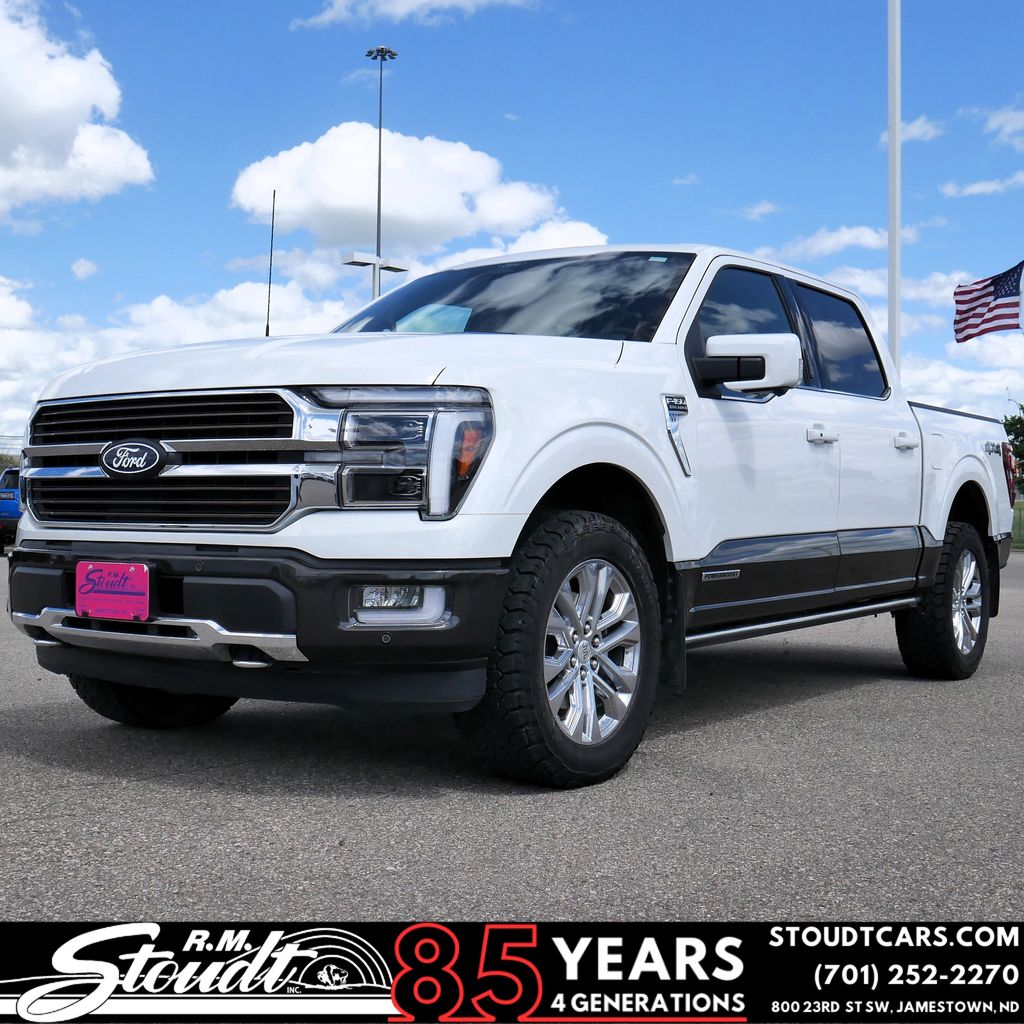 Brown 2024 Ford F-150 Pickup Truck Four-Wheel Drive Automatic