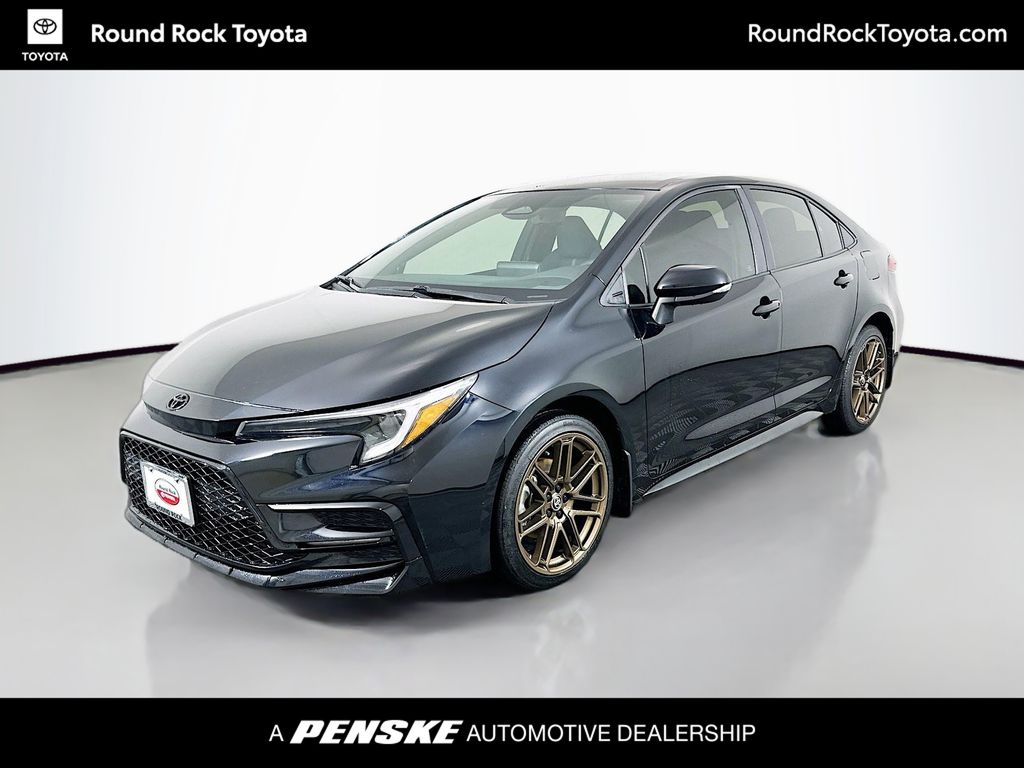 Midnight Black Metallic 2024 Toyota Corolla Sedan Front-Wheel Drive Continuously Variable Transmission