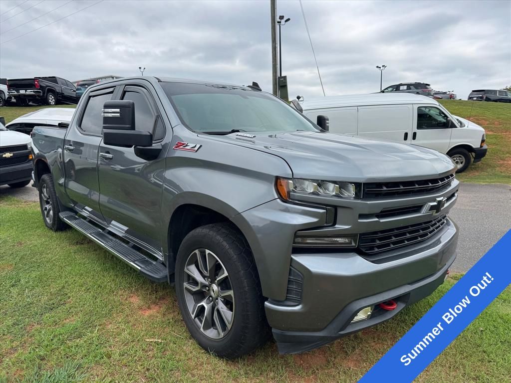 Gray (Satin Steel Metallic) 2020 Chevrolet Silverado 1500 Pickup Truck Four-Wheel Drive Automatic