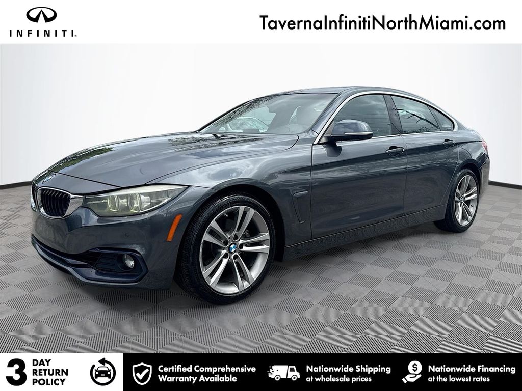 Gray (Mineral Grey Metallic) 2019 BMW 4 Series 430i Gran Coupe RWD Sedan Rear-Wheel Drive 8-Speed Automatic