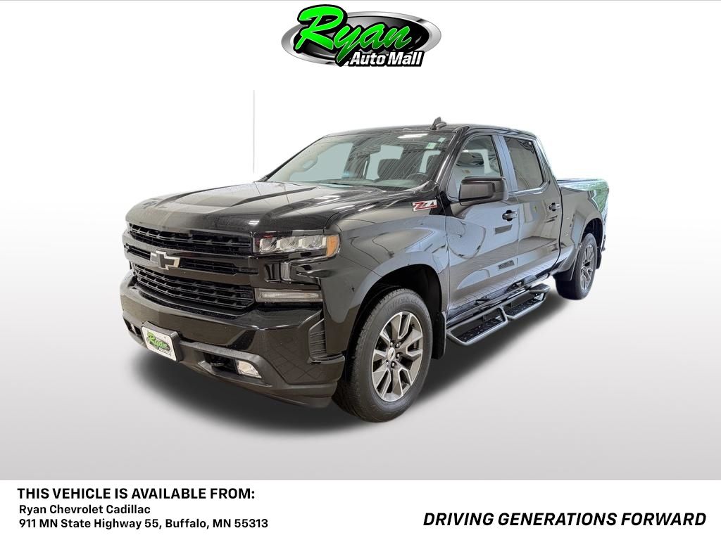 Black 2020 Chevrolet Silverado 1500 Pickup Truck Four-Wheel Drive 8-Speed Automatic