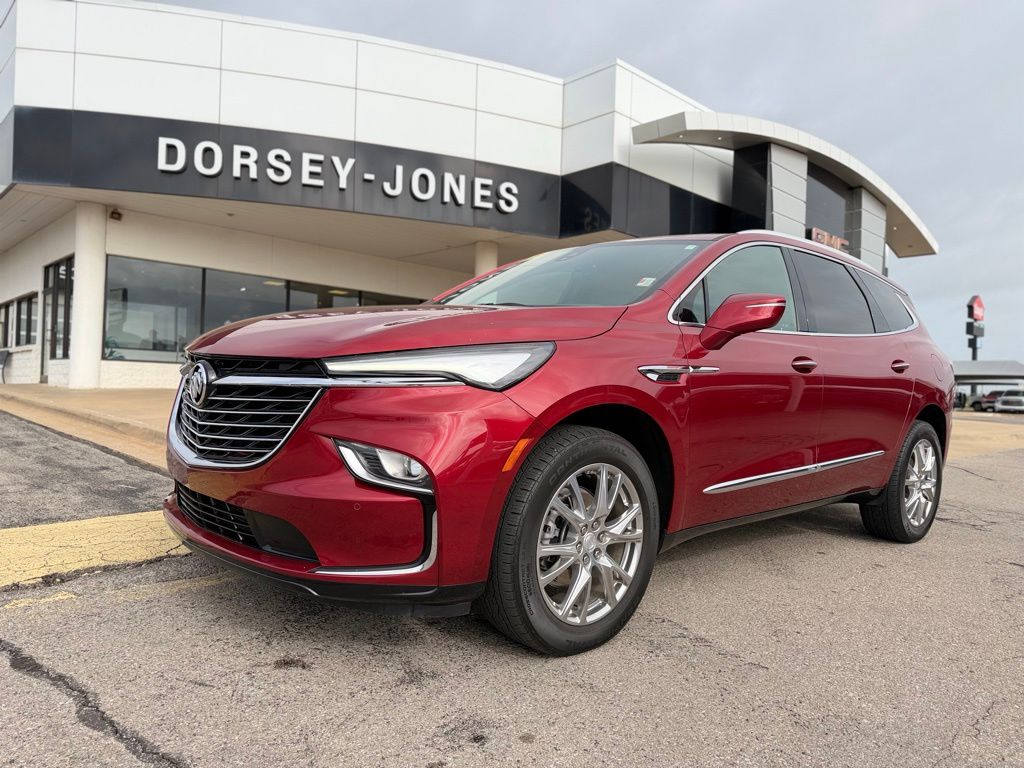 Cherry Red 2022 Buick Enclave Premium FWD SUV / Crossover Front-Wheel Drive 9-Speed Automatic