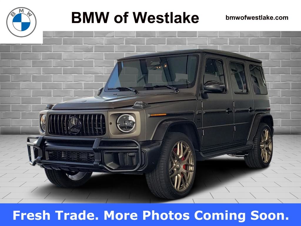 Gray (MANUFAKTUR Monza Grey) 2025 Mercedes-Benz G-Class AMG G 63 4MATIC SUV / Crossover All-Wheel Drive 9-Speed Automatic