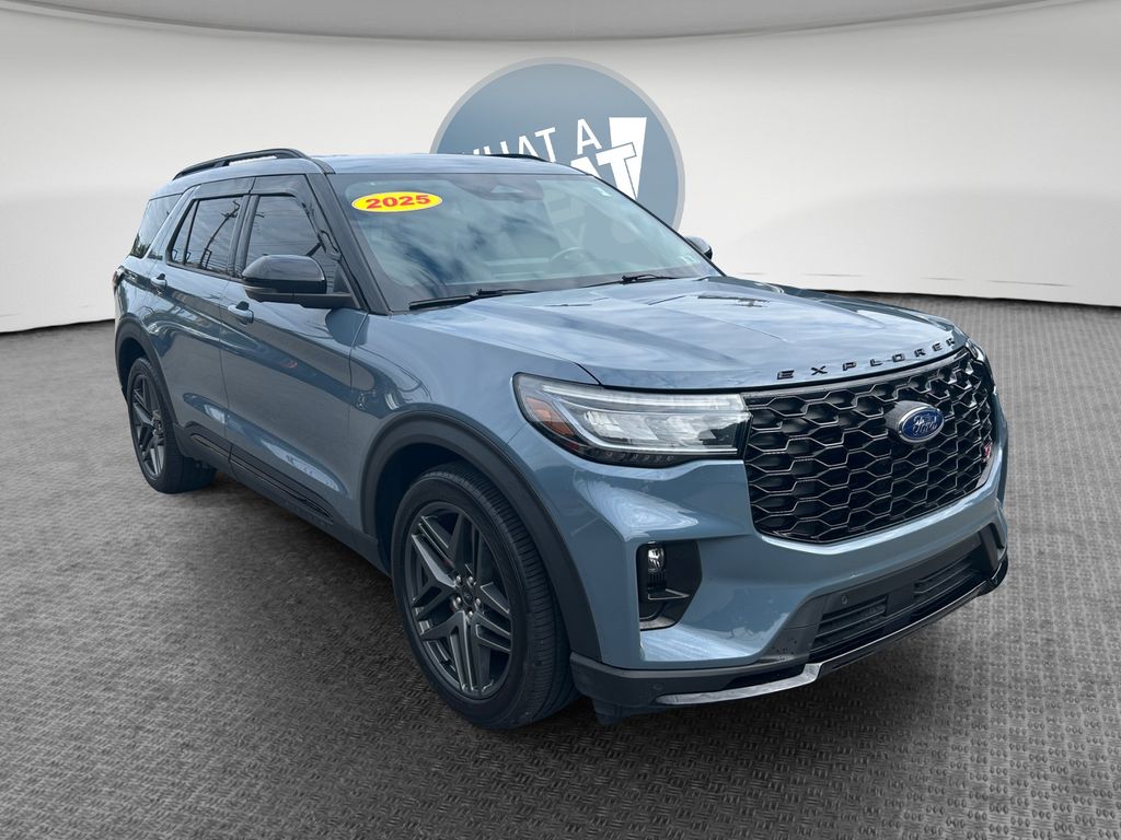 Vapor Blue 2025 Ford Explorer SUV / Crossover All-Wheel Drive Automatic
