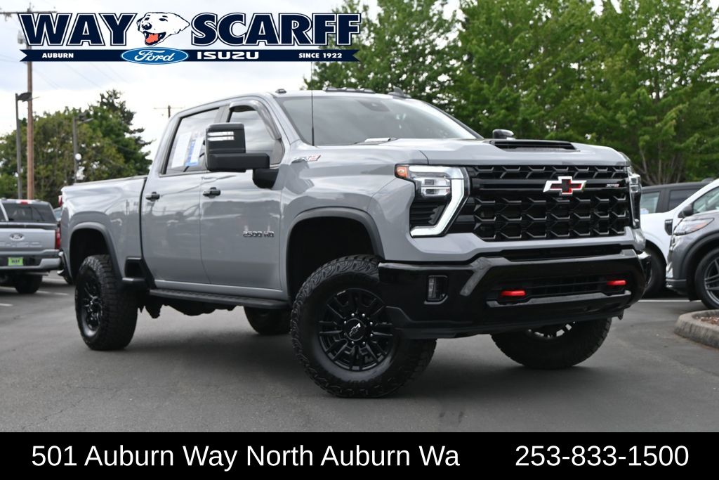 Slate Gray Metallic 2024 Chevrolet Silverado 2500HD Pickup Truck Four-Wheel Drive Automatic
