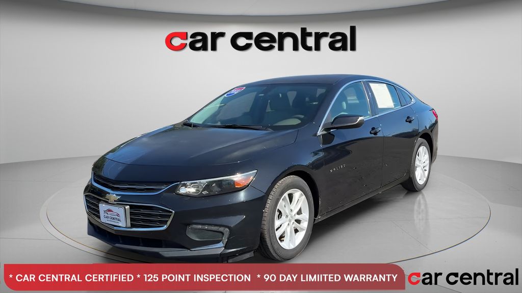 Mosaic Black Metallic 2018 Chevrolet Malibu Sedan Front-Wheel Drive 6-Speed Automatic