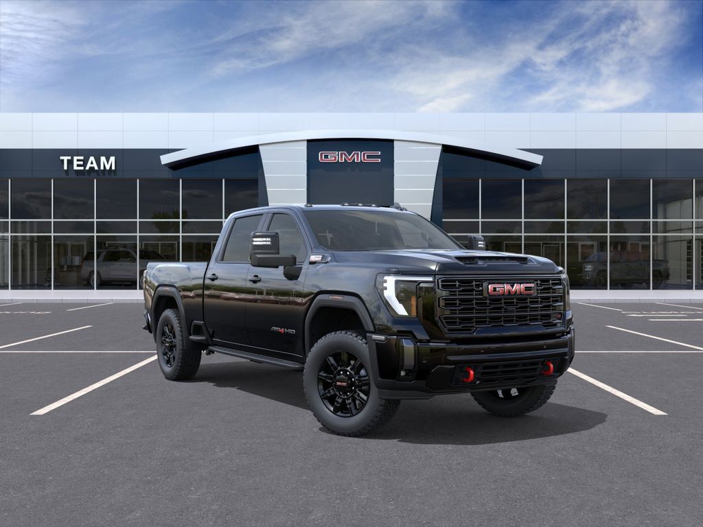 Onyx Black 2026 GMC Sierra 2500HD AT4 Crew Cab 4WD Pickup Truck Four-Wheel Drive Automatic