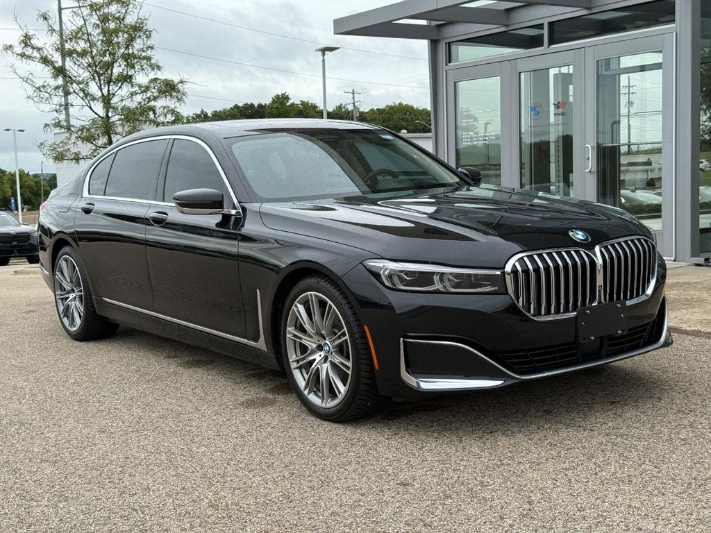 Black Sapphire Metallic 2020 BMW 7 Series Sedan All-Wheel Drive 8-Speed Automatic