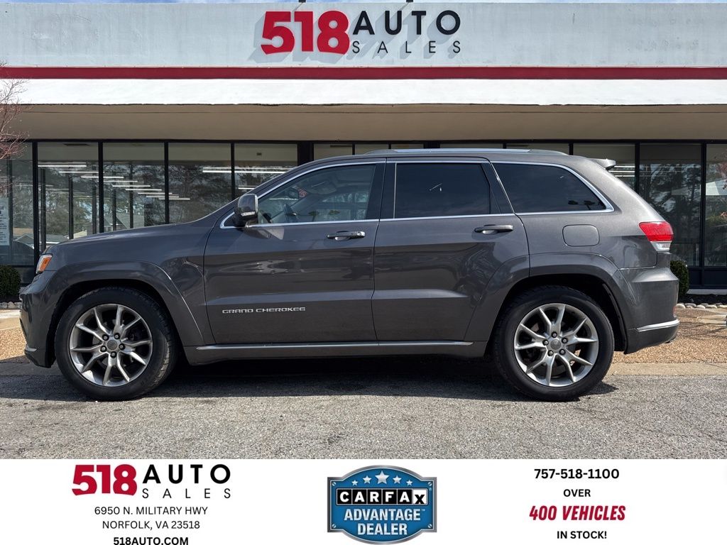 Gray (Granite Crystal Metallic Clearcoat) 2015 Jeep Grand Cherokee SUV / Crossover Four-Wheel Drive 8-Speed Automatic