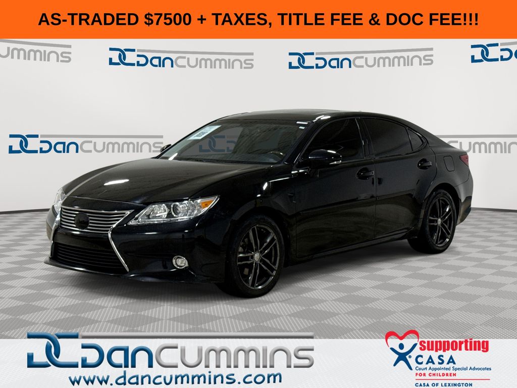 Black (Obsidian) 2015 Lexus ES Sedan Front-Wheel Drive 6-Speed Automatic