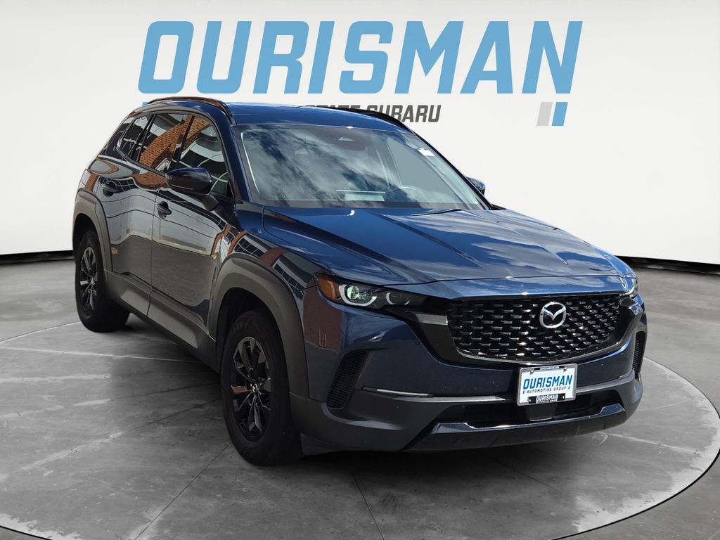 Blue Metallic 2025 Mazda CX-50 Hybrid Premium AWD SUV / Crossover All-Wheel Drive Continuously Variable Transmission