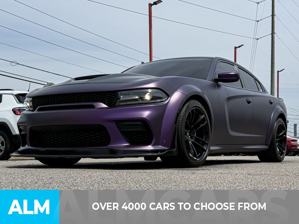 Used 2021 Red Dodge R/T Scat Pack Widebody image 2